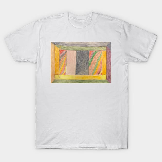 Double Edged Wall Art With Colourful Appearance Unique Bright Colourful.Abstract. T-Shirt by PodmenikArt